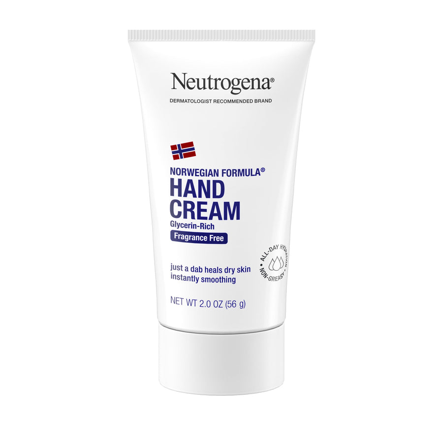 Neutrogena Norwegian Formula Hand Cream, Fragrance-Free, 2 oz, Pack of 2