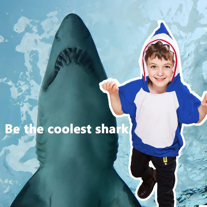 EraSpooky Shark Short Hoodie, Kids