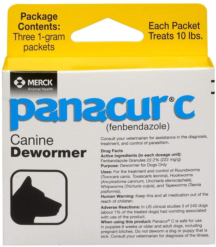 Panacur Canine Dewormer, 1 g
