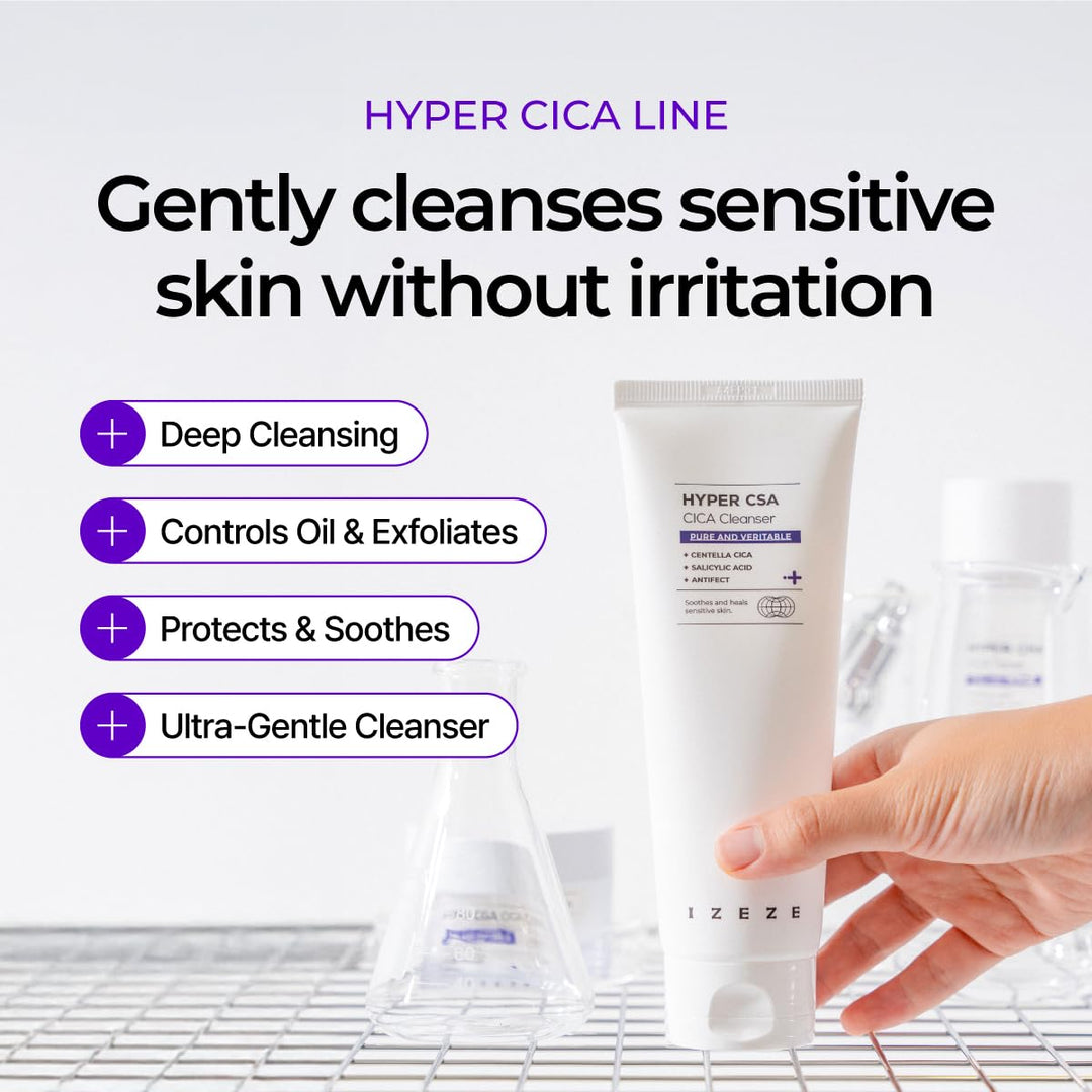 IZEZE Hyper CSA Cica Cleanser, 5.07 fl oz