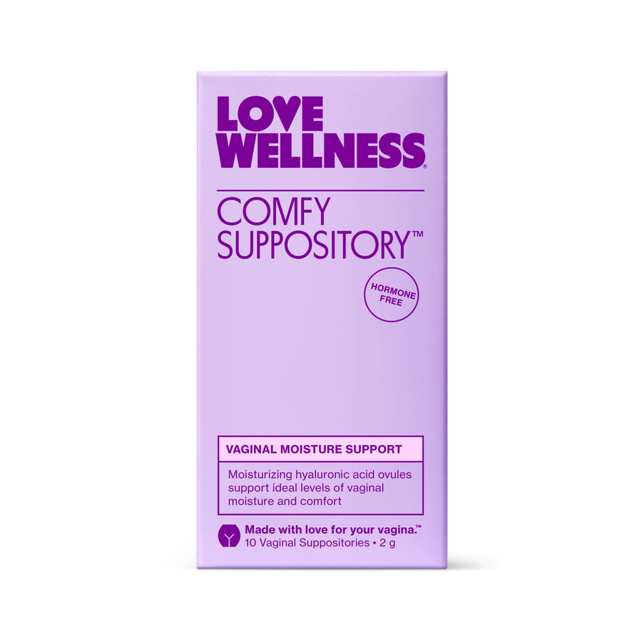 Love Wellness Comfy Suppository, 10 Count