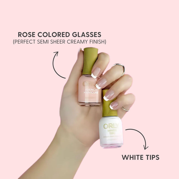 Orly French Manicure Colour Nail Lacquer, Rose-Colored Glasses, 18 ml