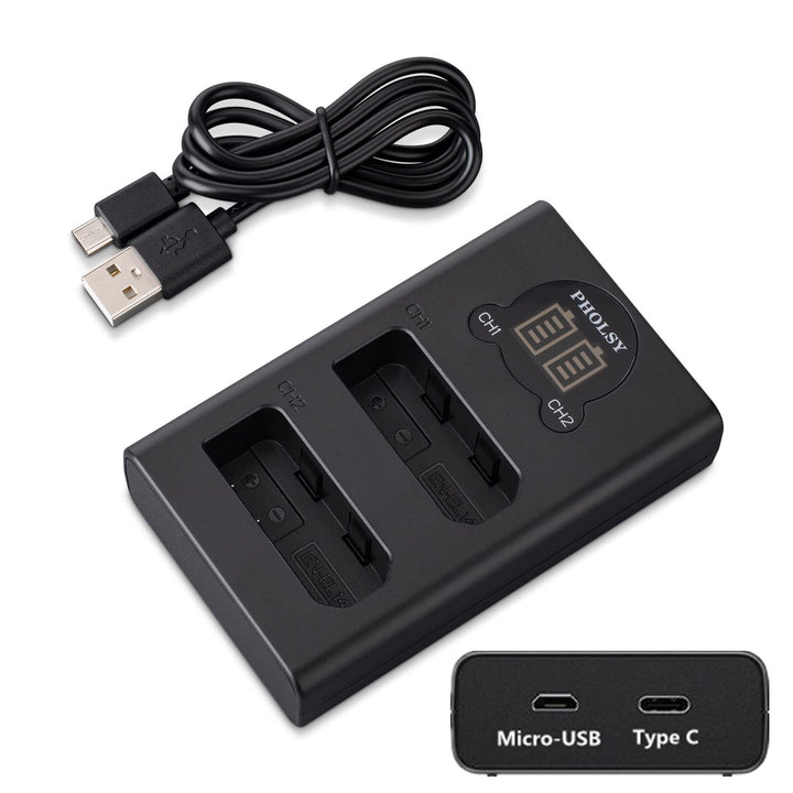PHOLSY Camera Battery Charger, EN-EL14