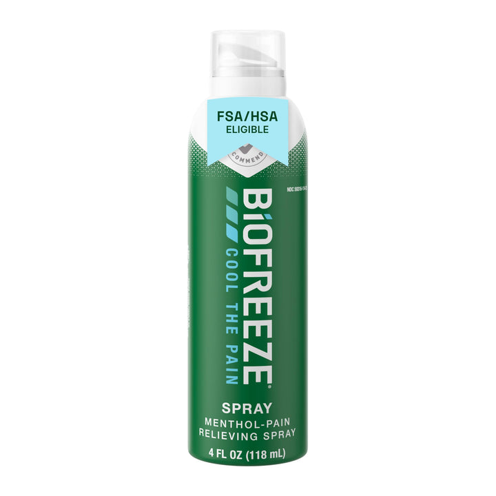 Biofreeze Pain Relief Aerosol Spray, Colorless, 4 oz
