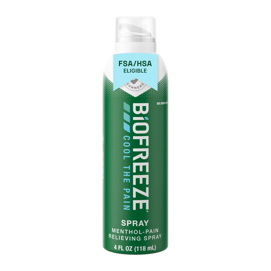 Biofreeze Pain Relief Aerosol Spray, Colorless, 4 oz