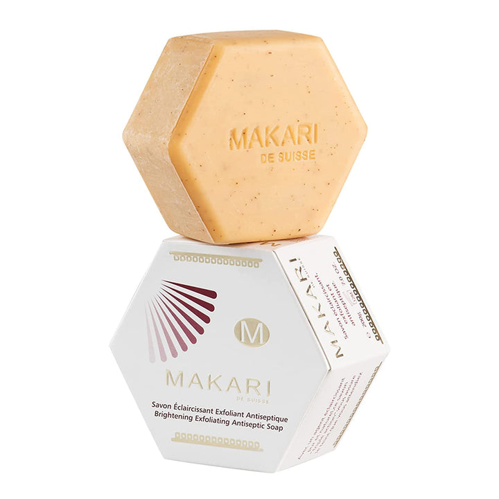 MAKARI Classic Whitening Exfoliating Antiseptic Soap, 7 oz