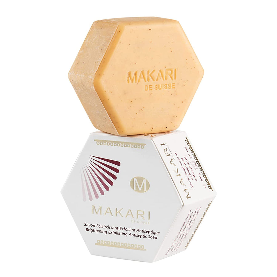 MAKARI Classic Whitening Exfoliating Antiseptic Soap, 7 oz