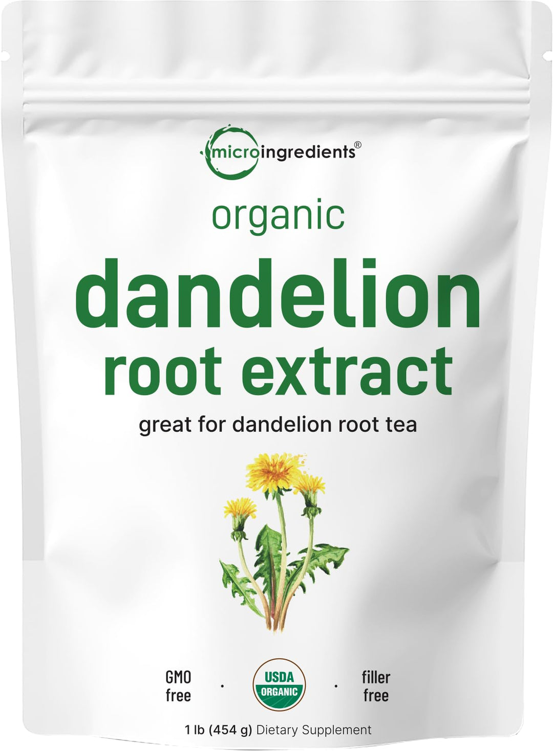 Micro Ingredients Dandelion Root Powder, 0.5 kg