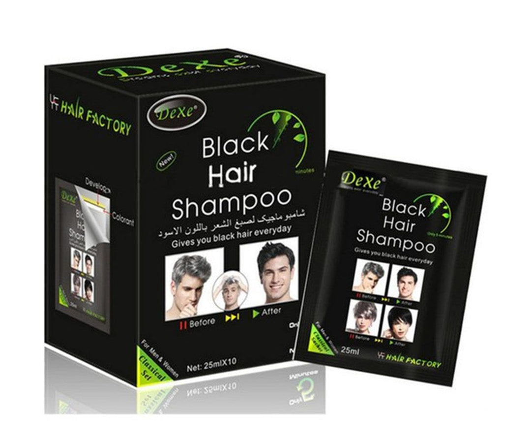 Dexe Hair Color Shampoo, Black