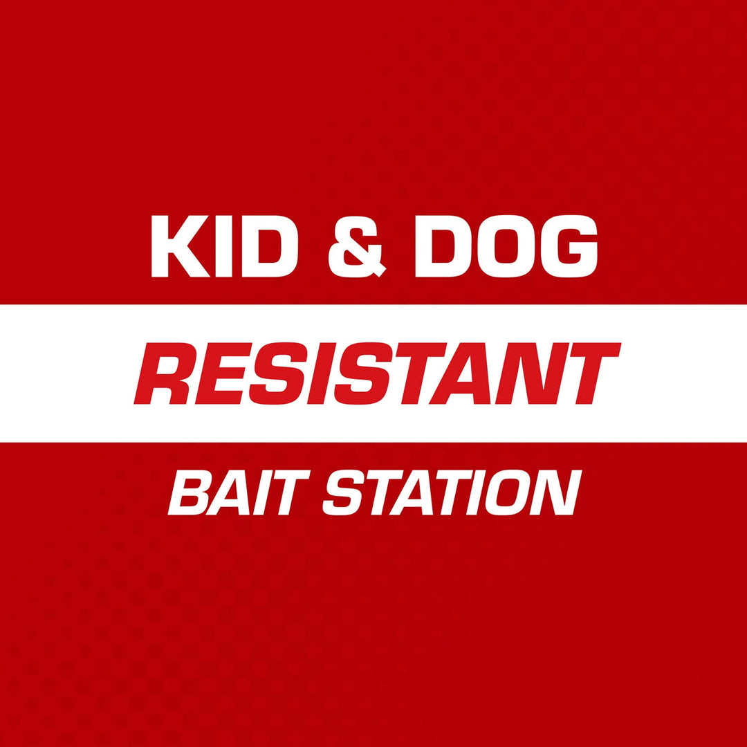 Tomcat Mouse Killer Child and Dog Resistant Refillable Station, 1 Station and 8 Bait Block Refills