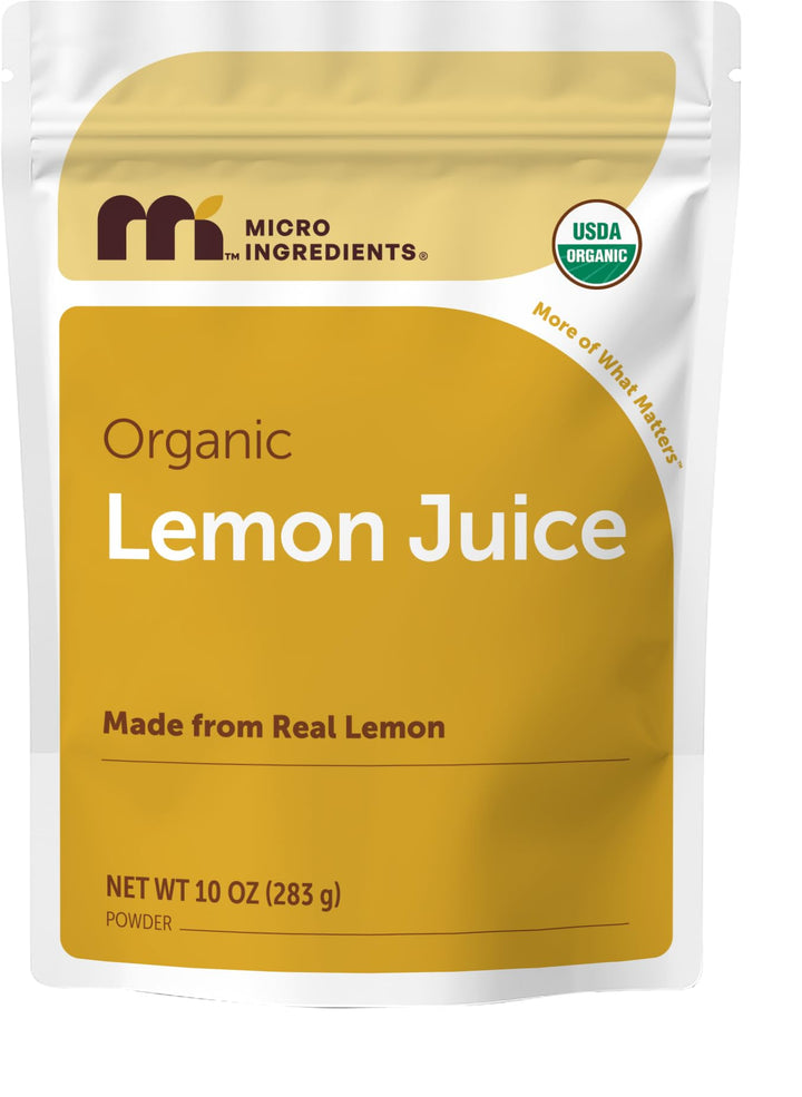 Micro Ingredients Organic Lemon Juice Powder, 10 oz
