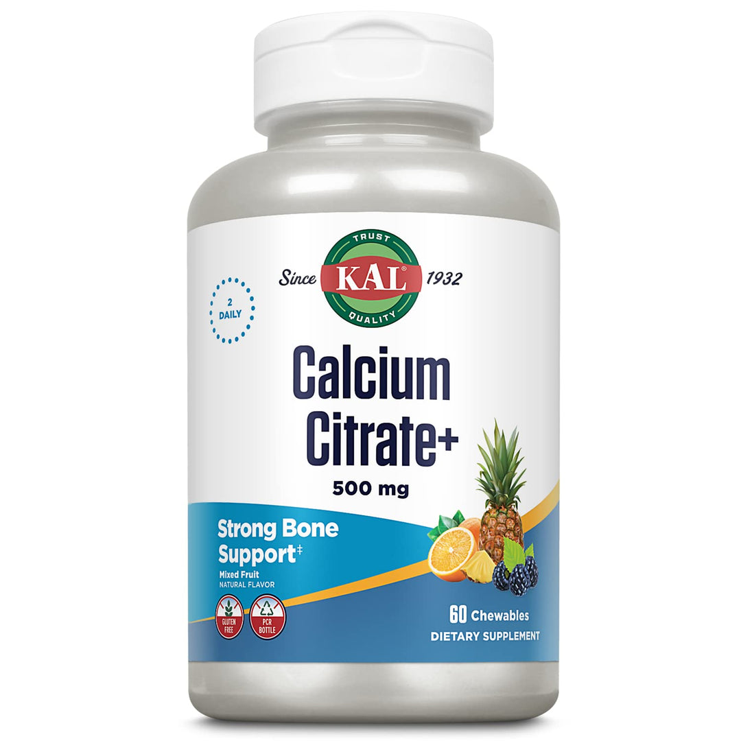 KAL Calcium Citrate Chewable, 60 Count