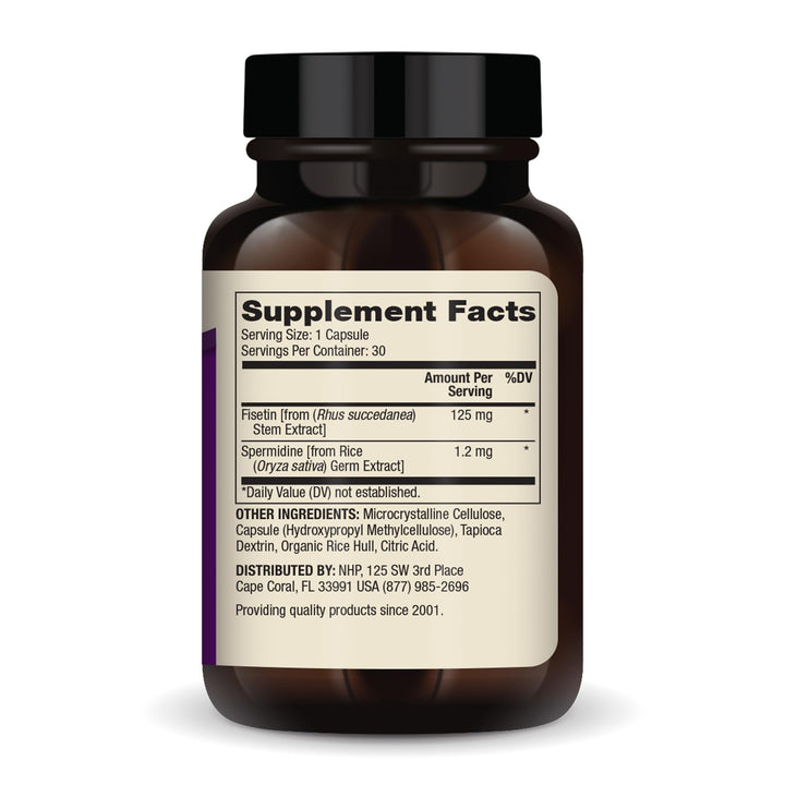 Dr. Mercola Fisetin and Spermidine Capsules, 30 Count