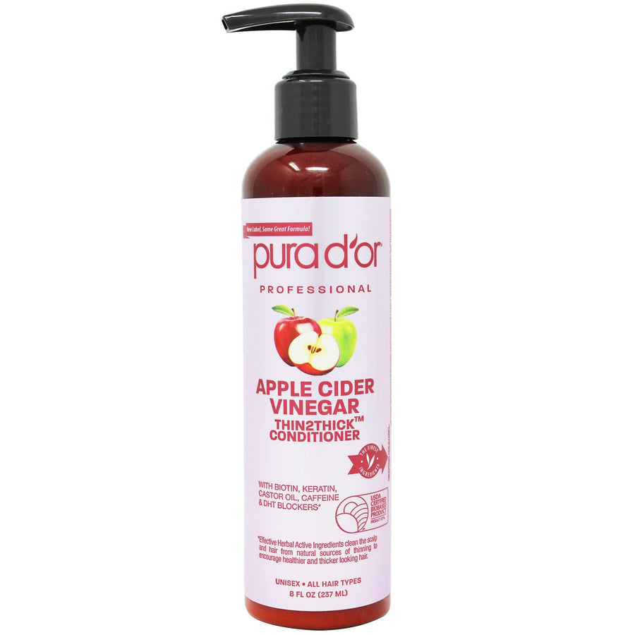 PURA D'OR Apple Cider Vinegar Conditioner, 8 fl oz