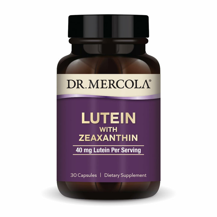 Dr. Mercola Lutein With Zeaxanthin Capsules, 30 Count