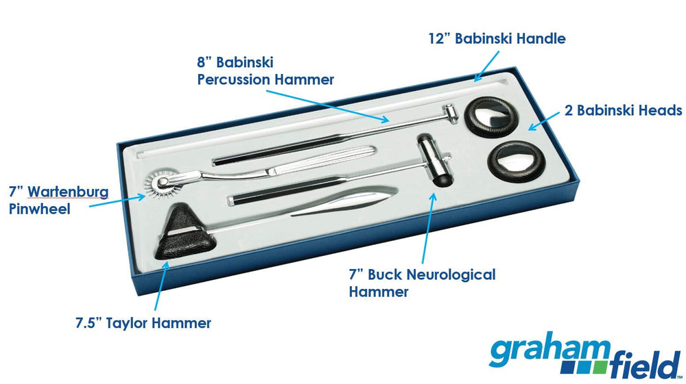 Graham-Field Neurological Diagnostic Set, 7 Piece