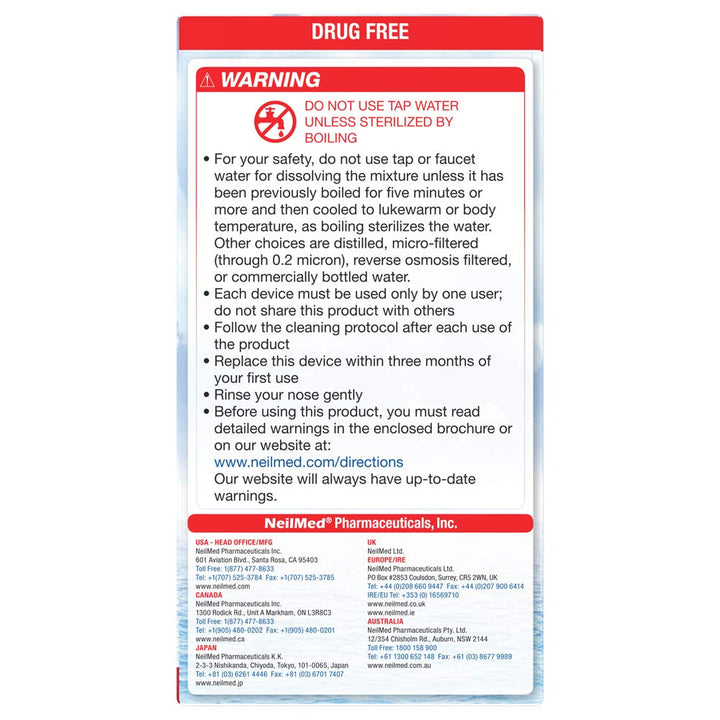 NeilMed Sinugator Cordless Pulsating Nasal Wash