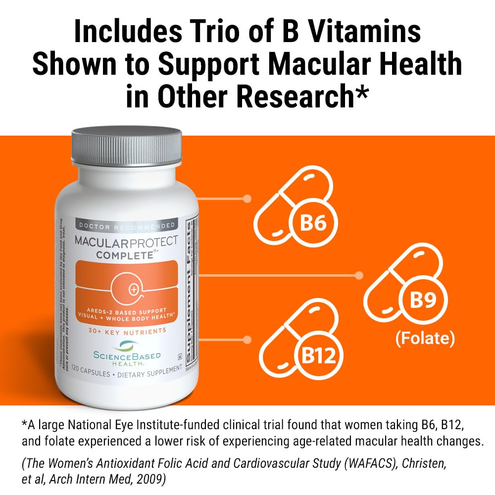 ScienceBased Health MacularProtect Complete AREDS 2 + Multivitamin, 120 Count