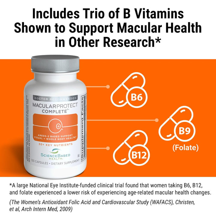 ScienceBased Health MacularProtect Complete AREDS 2 + Multivitamin, 120 Count