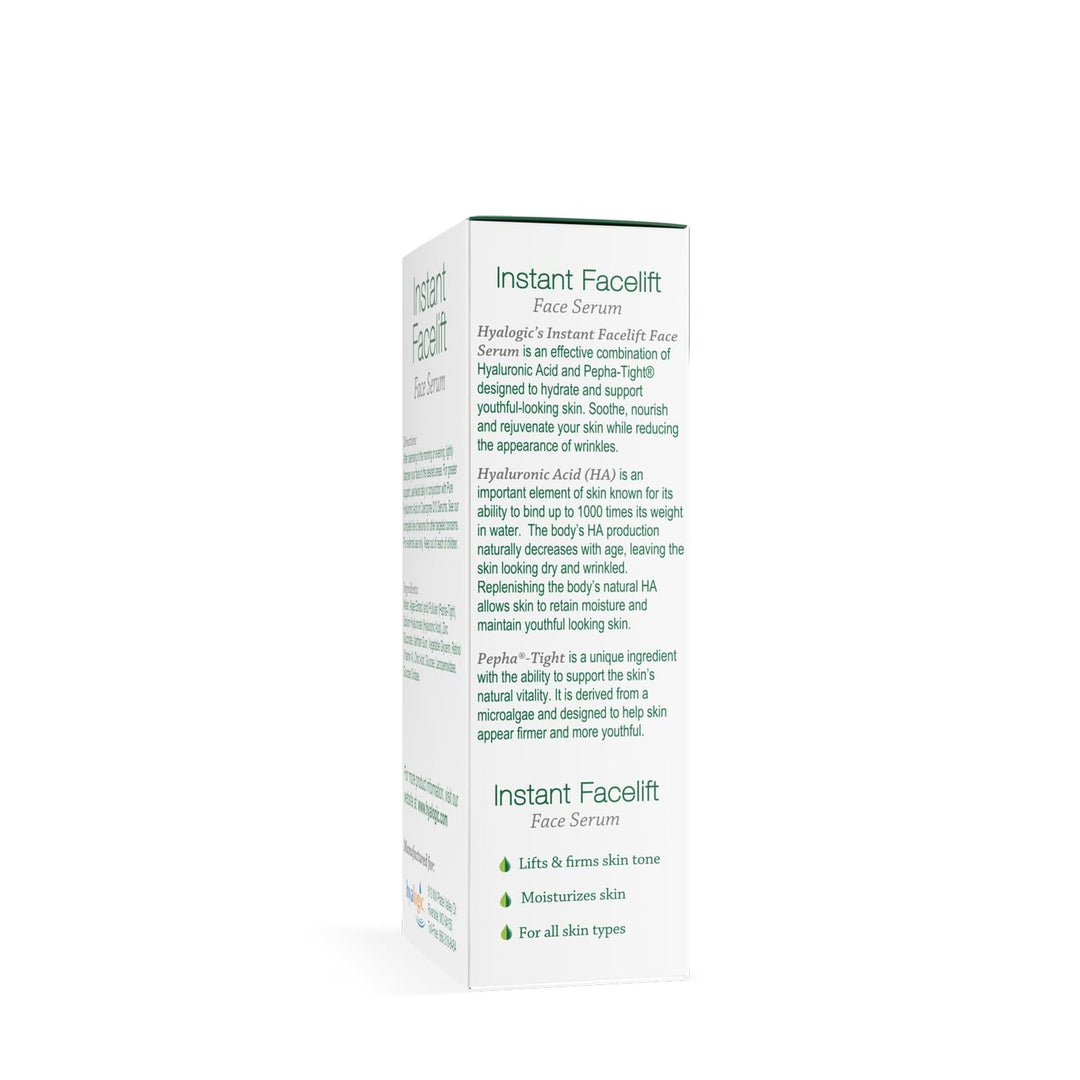 Hyalogic Episilk Instant Facelift Face Serum, 1 oz