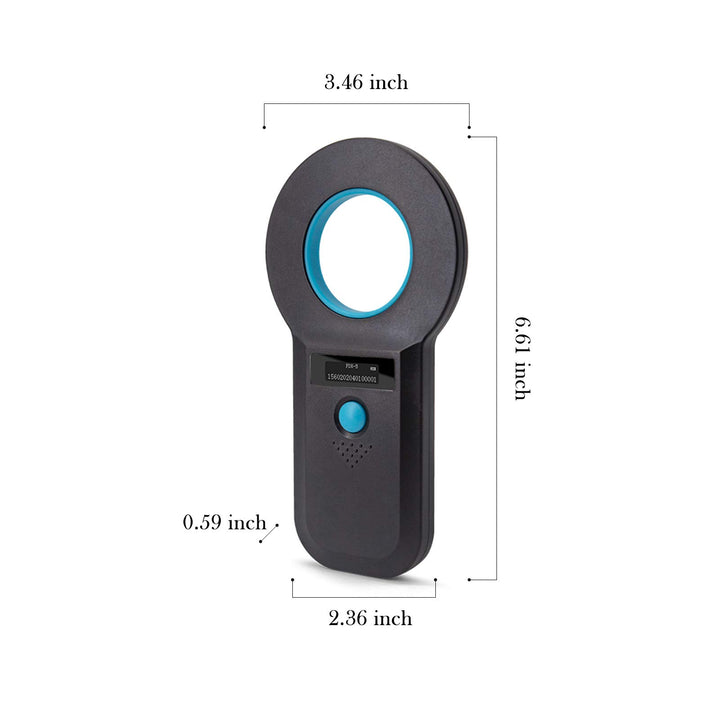 Smoostart Pet Microchip Scanner, Black