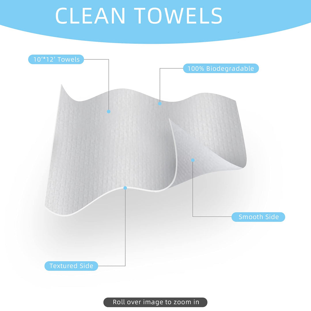 Atitifope Face Towels, 100 Count, Pack of 2