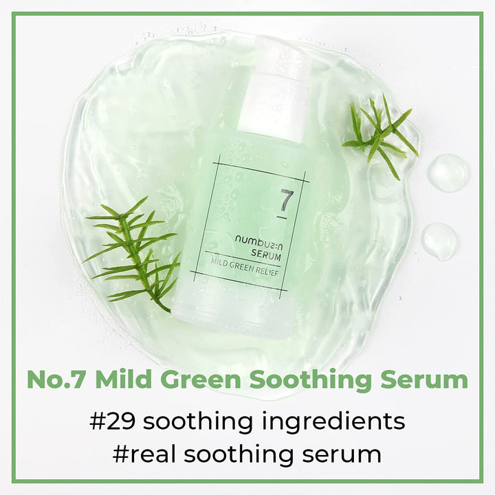 numbuzin No.7 Mild Green Soothing Serum, 1.69 fl oz