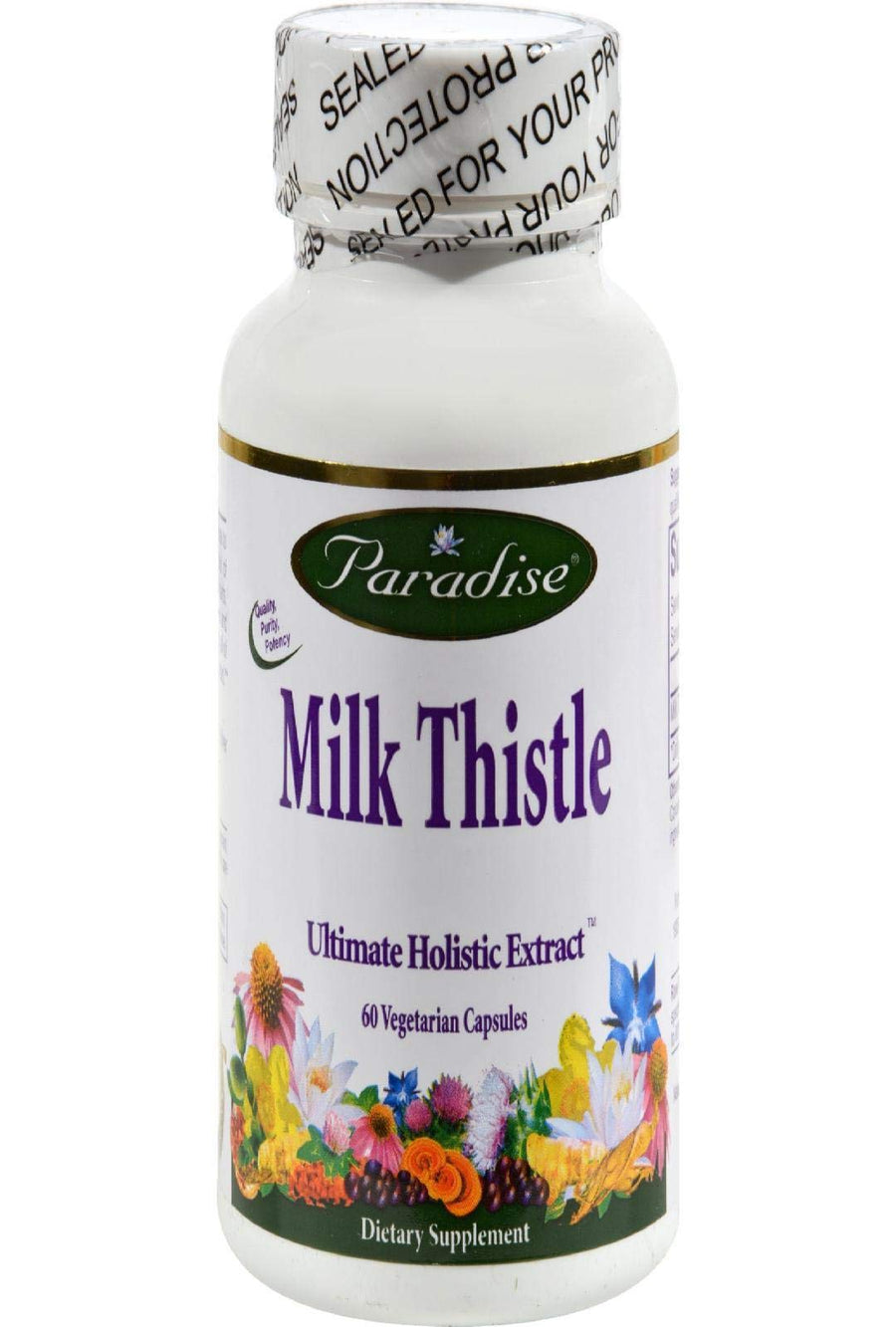 Paradise Herbs Milk Thistle, 60 Count