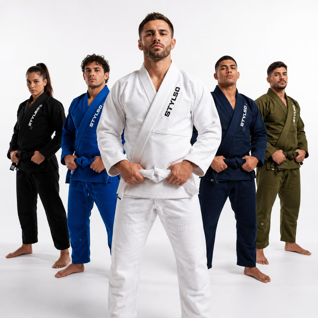 Stylso BJJ Gi for Men, Preshrunk, IBJJF Approved