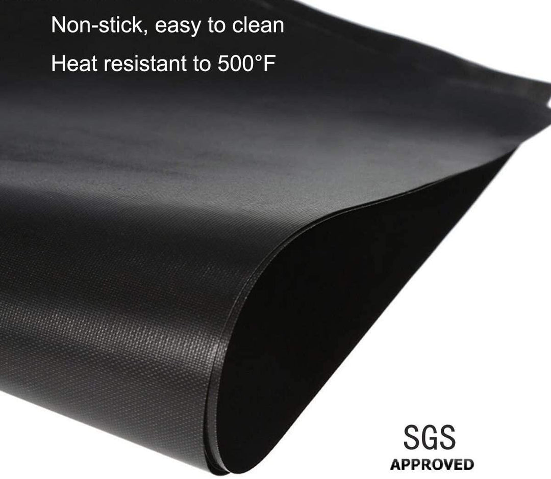 YRYM HT Stove Burner Covers, Black, 8 Count