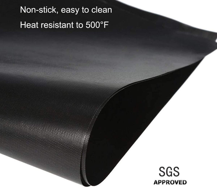 YRYM HT Stove Burner Covers, Black, 8 Count