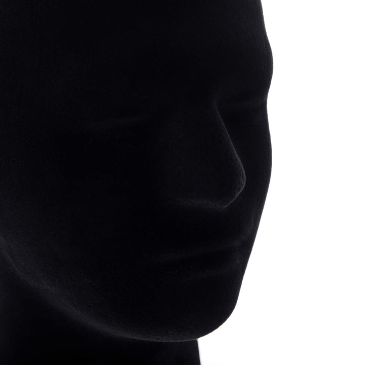 Hedume Mannequin Head Stand, Black Velvet, 2 Count
