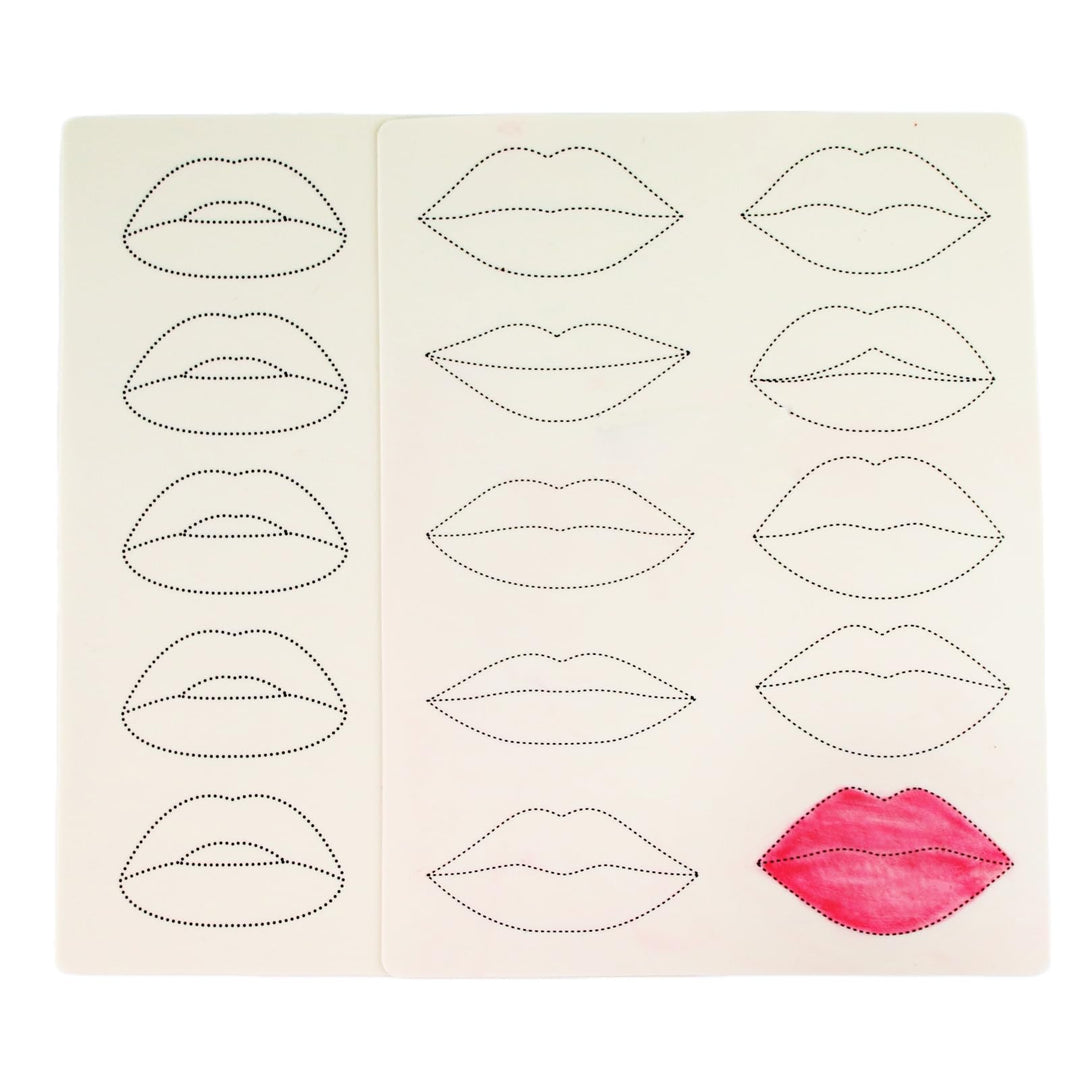 MARLLOGIVA Lip Practice Skin, Double Sided, 5 Count