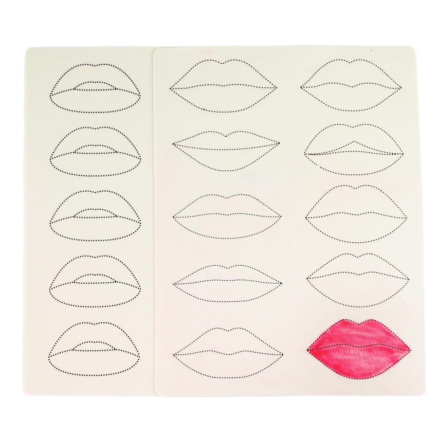 MARLLOGIVA Lip Practice Skin, Double Sided, 5 Count