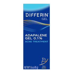 Differin Acne Treatment Gel, 0.1% Adapalene, 45 g