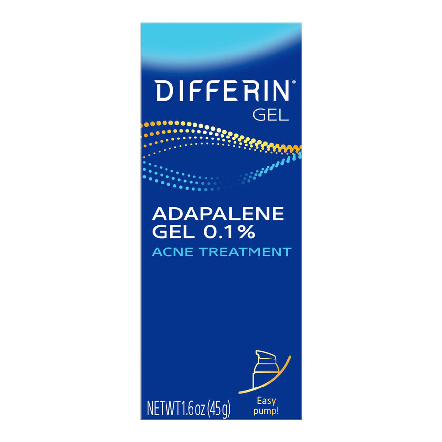 Differin Acne Treatment Gel, 0.1% Adapalene, 45 g