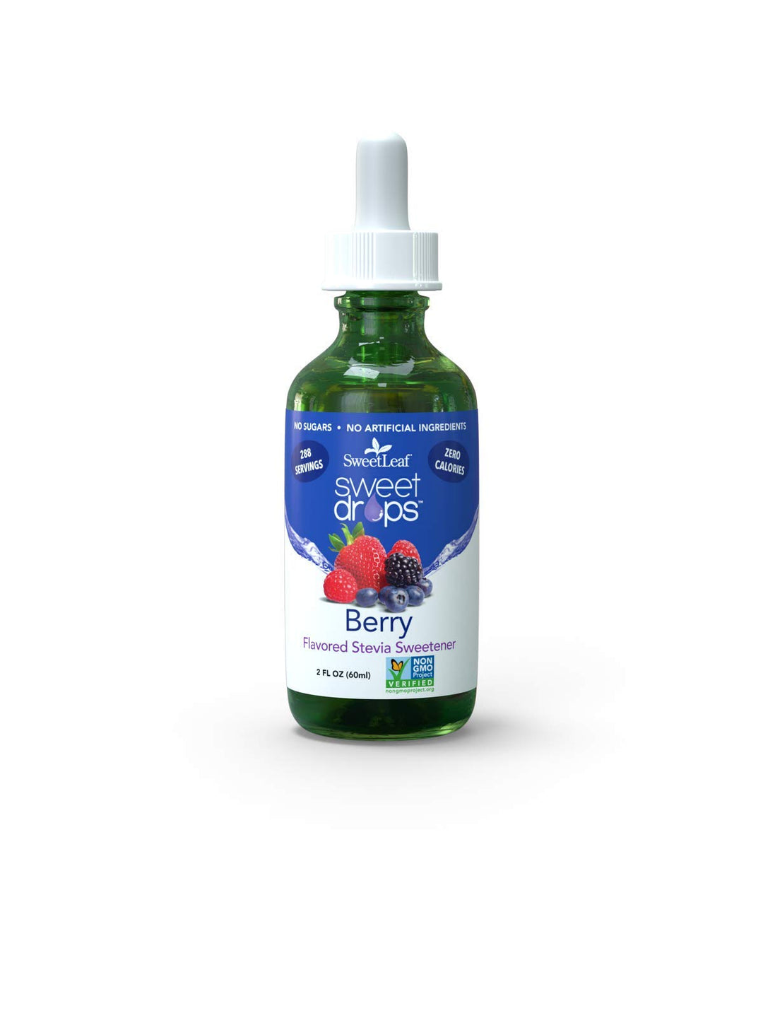 SweetLeaf Liquid Stevia Sweetener, Berry, 2 fl oz