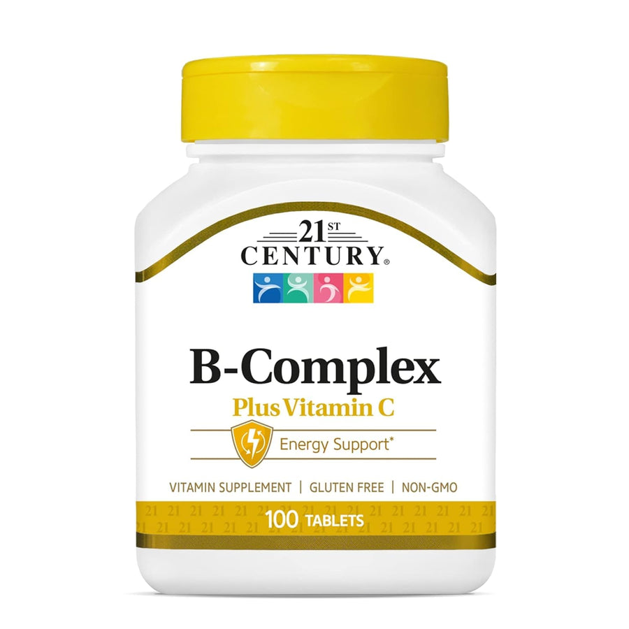 21st Century B Complex Plus Vitamin C, 100 Count
