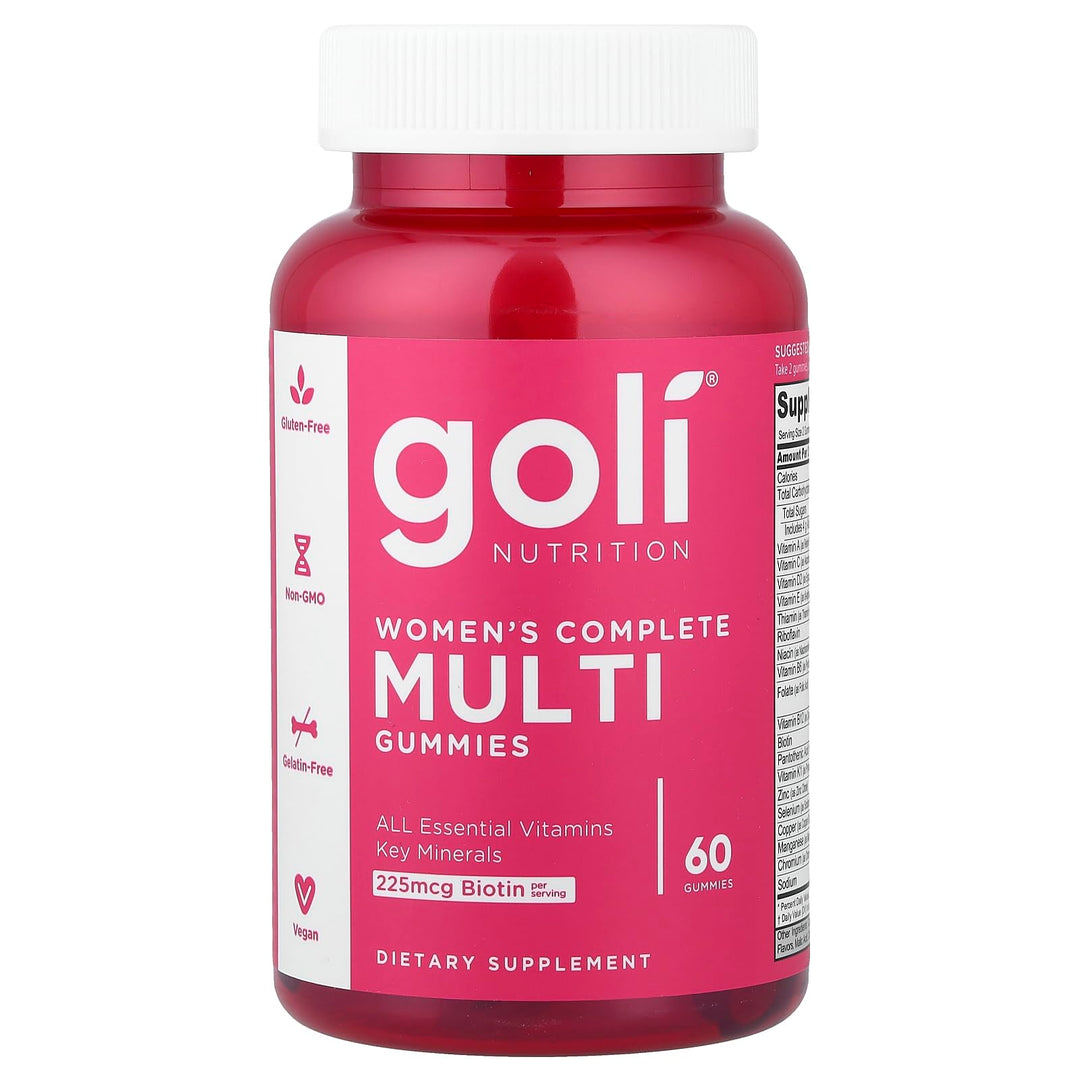 Goli Nutrition Women's Complete Multi Gummies, 60 Count