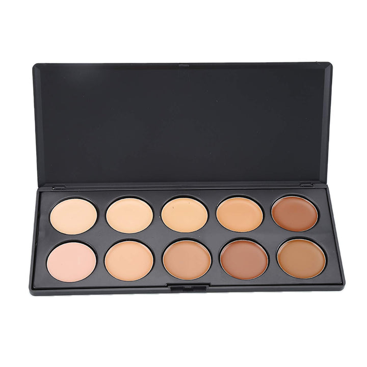 Vodisa 10 Colour Makeup Concealer Palette, 10 Count
