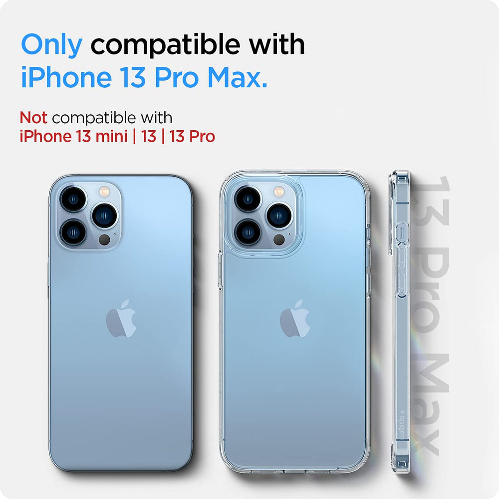 Spigen Ultra Hybrid Case, Crystal Clear, iPhone 13 Pro Max