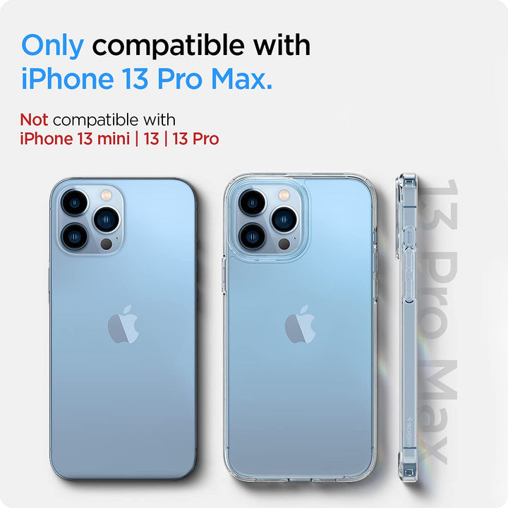 Spigen Ultra Hybrid Case, Crystal Clear, iPhone 13 Pro Max