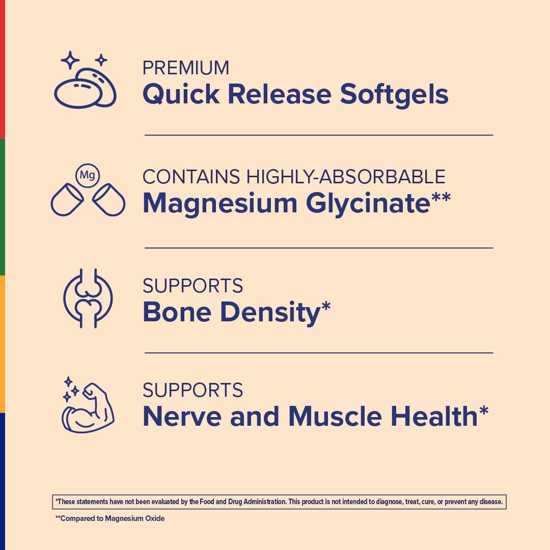 Stop Aging Now Magnesium Glycinate, 90 Count
