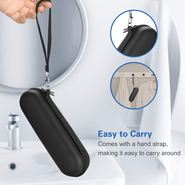 ProCase Electric Toothbrush Hard Travel Case, Black