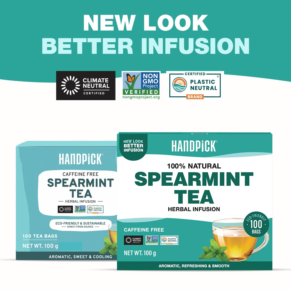 HANDPICK Spearmint Tea, 100 Count