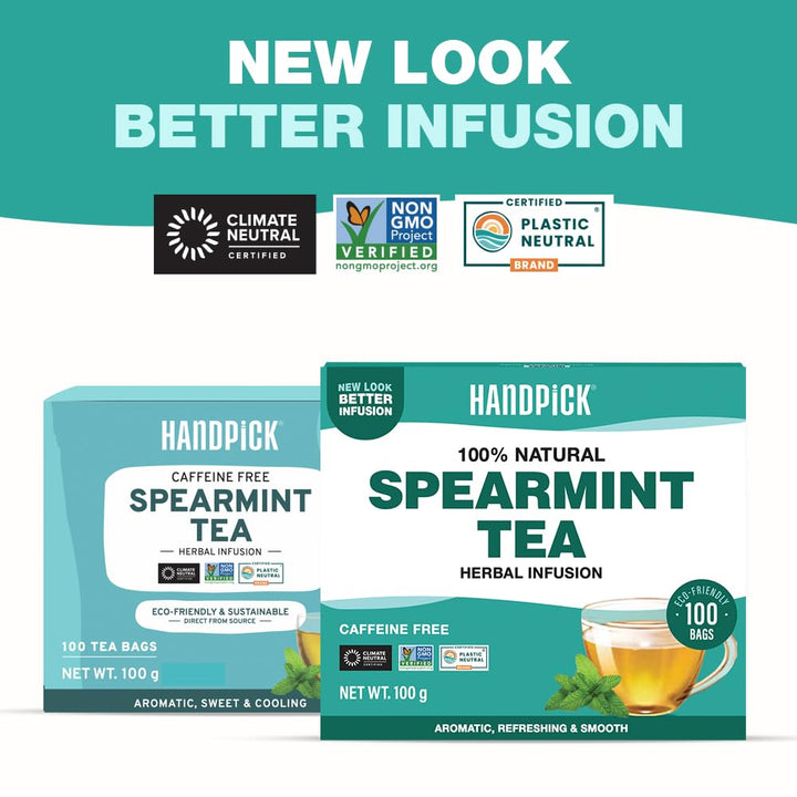 HANDPICK Spearmint Tea, 100 Count