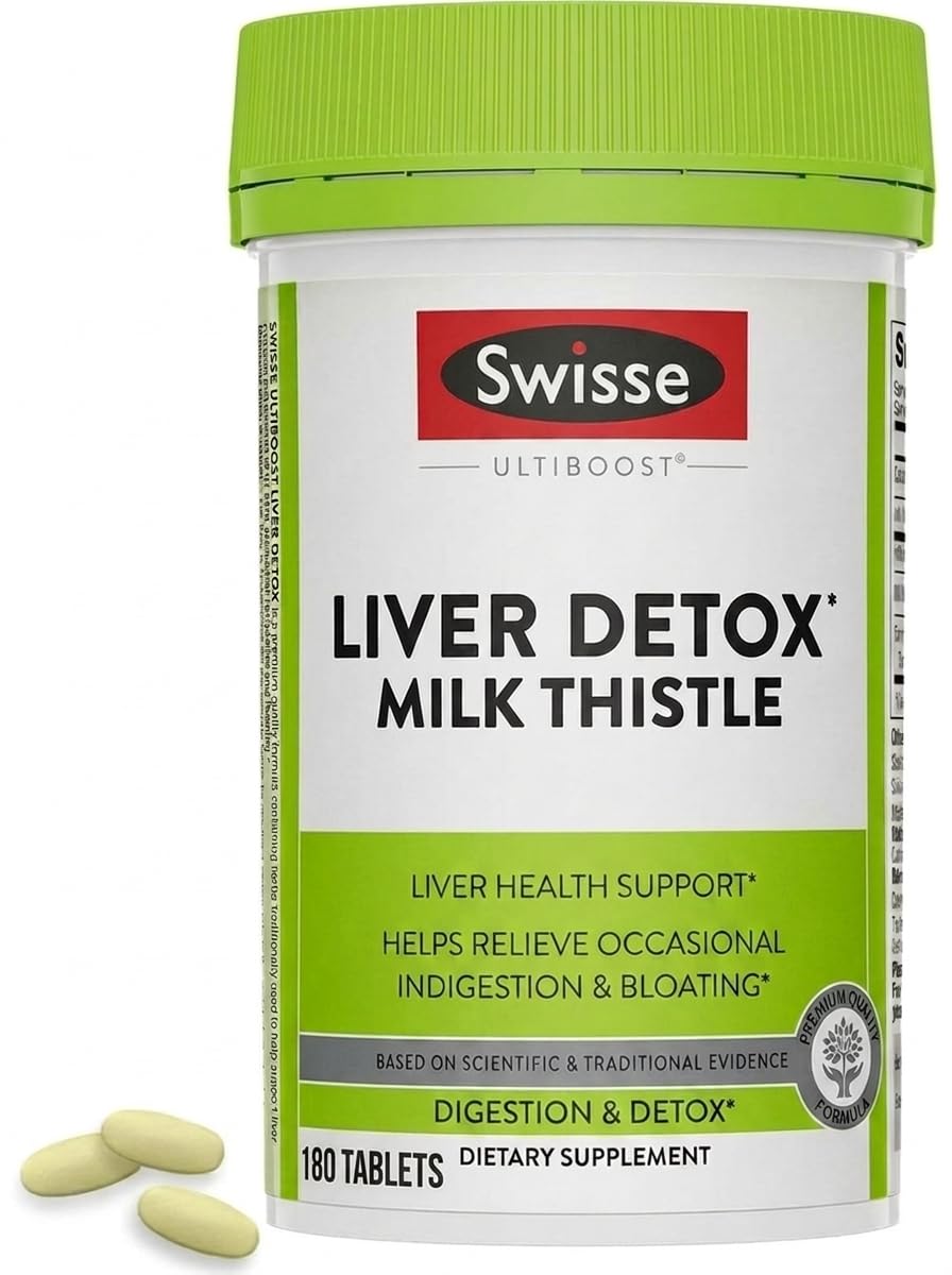 Swisse Milk Thistle Liver Support Supplement, 180 Count