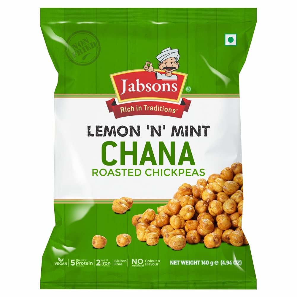 Jabsons Lemon And Mint Chana, 140 g