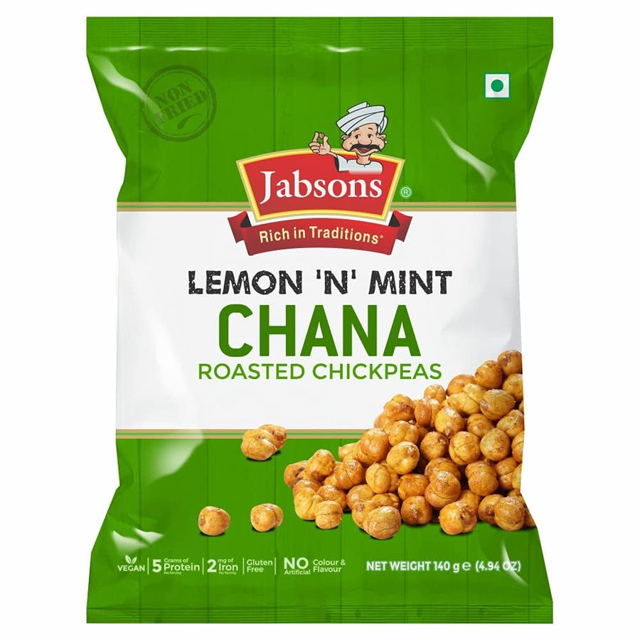 Jabsons Lemon And Mint Chana, 140 g