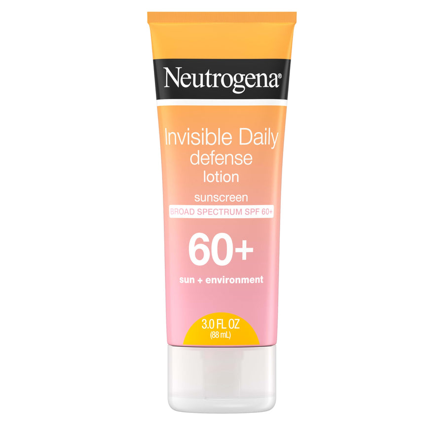 Neutrogena Invisible Daily Defense Sunscreen Lotion, SPF 60+, 3 fl oz